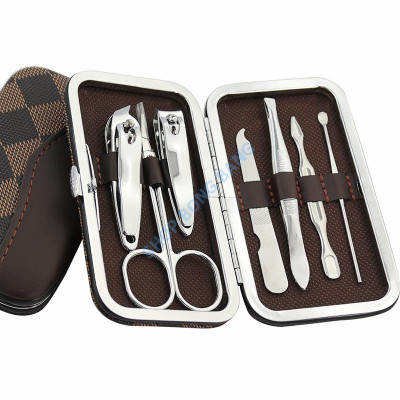 Bộ dụng cụ cắt móng tay làm đẹp 7 món có hộp đựng tiện dụng PaKaSa - Hàng chính hãng (Họa tiết ngẫu nhiên)