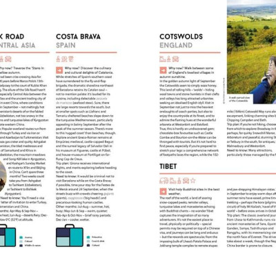 Sách - Where to Go When by Lonely Planet (hardcover)