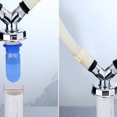 Bộ thoát nước máy giặt, thoát nước thải kiêm chống mùi hôi, ngăn côn trùng trào ngược MH3111