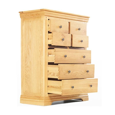 Tủ 7 Ngăn Kéo Đứng Victoria Gỗ Sồi IBIE