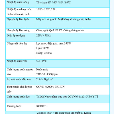 Máy Lọc Nước Điện Giải Ion Kiềm ROBOT IonQueen 711 Chế Độ Nóng Nguội Lạnh - 7 Tấm Điện Cực Titanium Phủ Platium - Hàng Chính Hãng