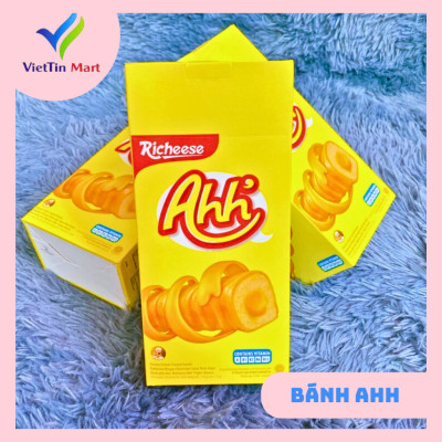 Bánh xốp phô mai Richeese Ahh hộp (10 cây x 9g)- Viettin Mart