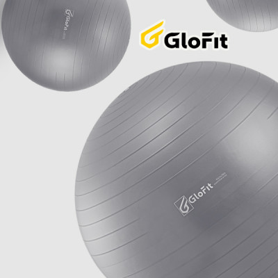 Bóng Tập Yoga - Bóng Tập Thể Hình Glofit GFY001 - Hàng Cao Cấp Chính Hãng (Tặng Kèm Bơm Và Khóa Van Dự Phòng) | Yoga Ball - Gym Ball