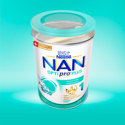Sữa bột Nestlé NAN OPTIPRO PLUS 1 400G/lon với 5HMO Sản Xuất tại Thụy Sĩ (0 - 6 tháng)