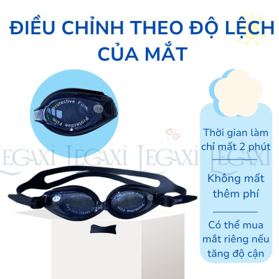 Kính Bơi Cận Chống TRẦY, Chống UV, Chống Hấp Hơi Dành Cho Người Cận Lệch Độ Mắt Lệch Độ Mắt Loạn Thị