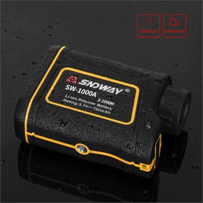 Thươc Đo Khoảng Cách Công Nghệ Laser Hình Ống Nhòm 5 Trong 1 SNDWAY SW-600A, SW-1000A, SW-1500A Sử Dụng Trong Công Nghiệp - Xây Dựng, - Du Lịch - Chơi Golf - Hàng Chính Hãng