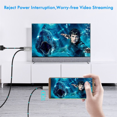 Dây cáp sạc nhanh CHOETECH M180 chia cổng đa năng PD Type-C thành cổng Type-C PD 3.0, cổng HDMI chuẩn 4k dài 180cm cho Macbook Pro / Smartphone - Hàng chính hãng