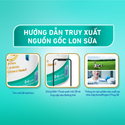 Sữa bột Nestlé NAN OPTIPRO PLUS 1 800g/lon với 5HMO Sản Xuất Tại Thụy Sĩ (0 - 6 tháng)