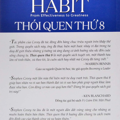 Thói Quen Thứ 8 - Từ Hiệu Quả Đến Vĩ Đại (Bìa Mềm)