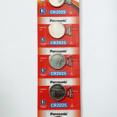 5 Viên Pin CR2025 3V Panasonic Lithium made in Indonesia - Hàng chính hãng