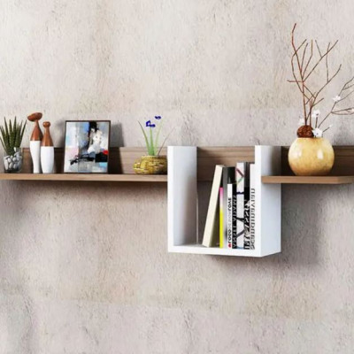 Kệ Gỗ Trang Trí Treo Tường Sáng Tạo Juno Sofa CTKT506 KT 120 x 30 x 16.7cm