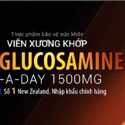 Bộ Sản Phẩm 2 Hộp Viên Uống Glucosamine New Zealand Go Glucosamine 1-A-DAY 1500mg 30 Viên Và 60 Viên | Giúp Tăng Dịch Khớp, Giảm Thoái Hóa Khớp