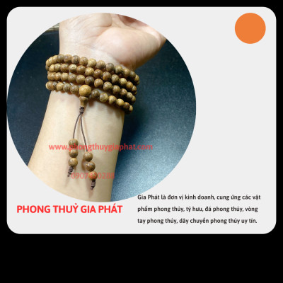 Vòng tay trầm hương rừng Khánh hoa|phongthuygiaphat