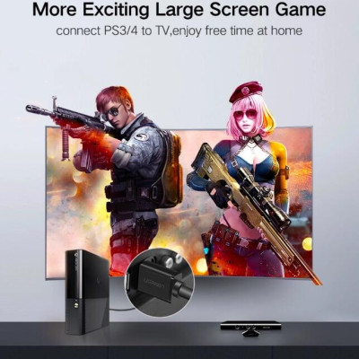 Ugreen UG10110HD104TK 10M màu Đen Cáp tín hiệu HDMI chuẩn 1.4 hỗ trợ phân giải 4K * 2K - HÀNG CHÍNH HÃNG