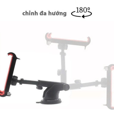 Giá Đỡ iPad, Máy Tính Bảng Trên Xe Hơi Hít Chân Không Cao Cấp - iPad Holder For Car- Hàng nhập khẩu 