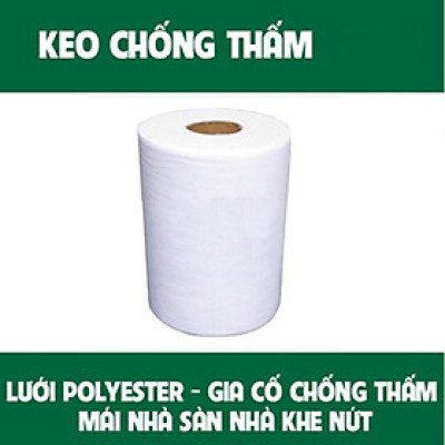 Lưới Polyester Phủ Chống Thấm, Vải Polyester Gia Cố Chống Thấm Mái Nhà Sàn Nhà Khe Nứt Khổ