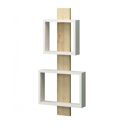 Kệ sách treo tường gỗ công nghiệp hiện đại SMLIFE Wooclix