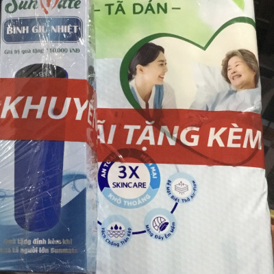 (Mẫu Mới) Tã Dán Sunmate XL18 +2 (20 Miếng) - Tã Dán Cho Người Lớn (Gói Lớn Tiết Kiệm Hơn Sunmate XL10) -Hsd Luôn mới