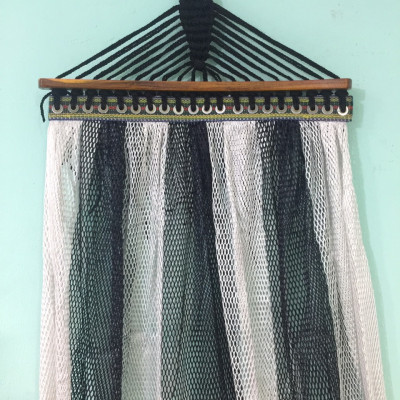 Bộ võng xếp du lịch BAN MAI: khung sơn tĩnh điện VIP và Lưới in sọc gỗ 50