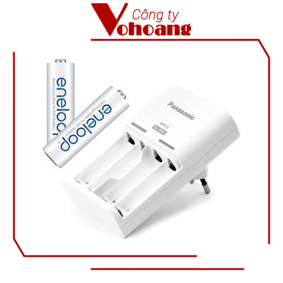 Bộ sạc và pin PANASONIC Eneloop CC51E ( 2 viên AA 2000mAh) - Hàng chính hãng