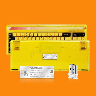 Bàn phím cơ không dây Newmen GM780 Starry Sky Sunset clouds - Sunrise light Nebula  - Hàng Chính Hãng 