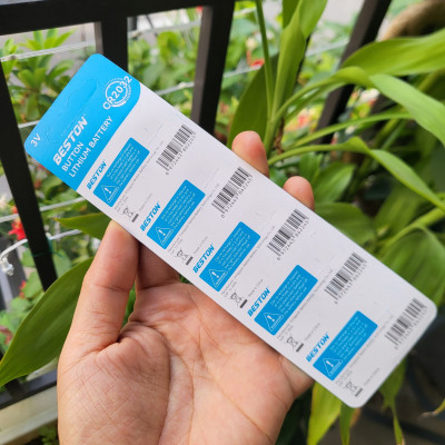 Pin nút Beston CR2032 CR2016 CR2025 CR1632 CR2450 - Vỉ 5 viên Pin 3V dùng cho điều khiển ô tô smarkey cmos