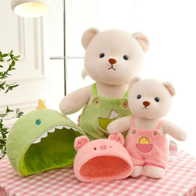 Thú nhồi bông lena cosplay vịt, heo, thỏ, khủng lòng đáng yêu - Size 30cm đến 55cm - Quà tặng gấu bông lena cosplay sễ thương.