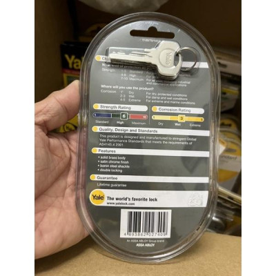 Khóa Yale Y120/70/141/1 Rộng 70mm 3 Chìa Răng Cưa - MSOFT