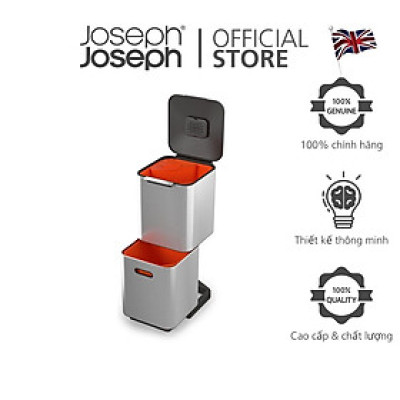 Thùng rác 2 ngăn cao cấp Joseph Joseph 001044 - Totem Compact 40L Waste & Recycling Bin