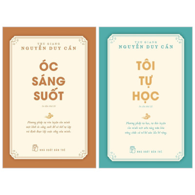 Sách - Combo Sách Óc Sáng Suốt + Tôi Tự Học (Bộ 2 Cuốn)
