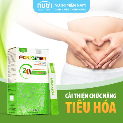 Ngân Hàng Chất Xơ Từ Rau Củ Quả FOSXYNEA - Chống oxy hóa, nhuận tràng và hạn chế táo bón (hộp 20 gói)