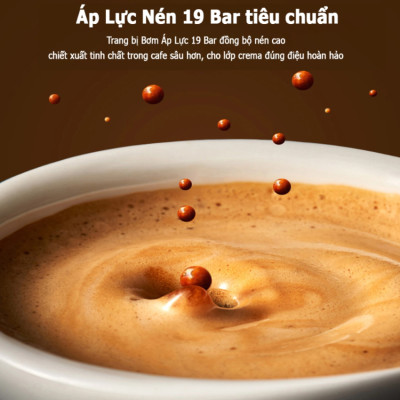 Máy pha cà phê Espresso chuyên nghiệp thương hiệu Mỹ HiBREW cao cấp H8A - Hàng Nhập Khẩu