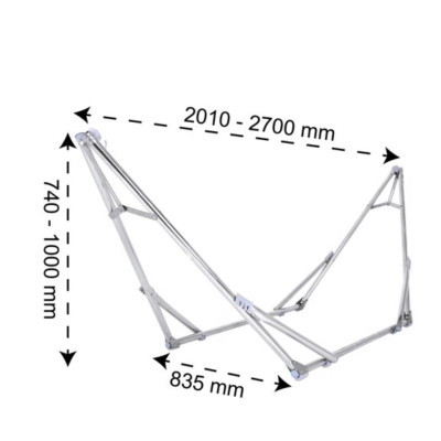 Võng Xếp Inox DONA Qui Phúc – Khung Inox Chống Gỉ, Gấp Gọn, Chịu Tải 150Kg