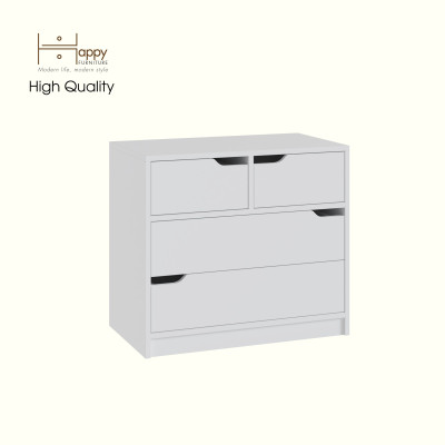 HAPPY FURNITURE , Tủ lưu trữ 4 ngăn kéo - ASO, THK_300 , 70cm x 40cm x 62cm DxRxC