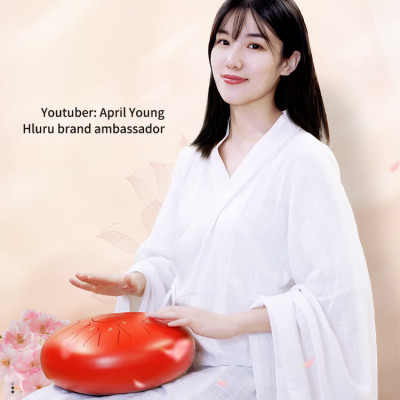 Trống Tank Huashu 15 Tone THL15 14inch (Trống Không Linh Lưỡi Thép Steel Tongue) Hàng Chính Hãng - Kèm Móng Gẩy DreamMaker