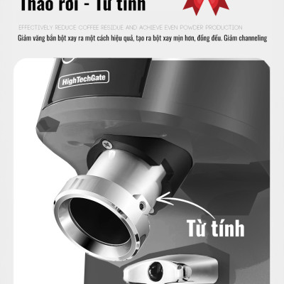 Máy Xay Cà Phê G9A Tự Động 2 Lập Trình, 100 Cấp Xay Cực Mịn, Thương Mại Chuyên Nghiệp, Bản Nâng Cấp, hàng chính hãng