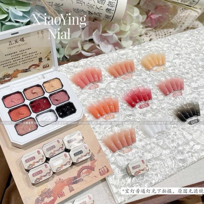 Set Gel Dặm Omber 9 Màu Đậm Đặc 8024 Phong Cách Nhật Bản BIG DREAM Làm Nail Chất Gel Đặc Mướt Màu Dịu Dàng Giấc Mơ Lớn Nữ Women ombre