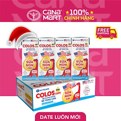 Thùng sữa nước Nutricare ColosCare giúp trẻ tăng cường hệ miễn dịch (180ml)