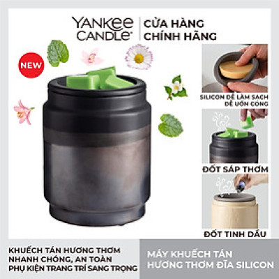 Máy khuếch tán hương thơm đĩa Silicon - Black Dipped