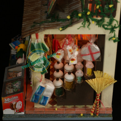 MÔ HÌNH TỰ LẮP RÁP DIY SÀI GÒN XƯA VÀ NAY - TIỆM SẠP KHÔ - SG01