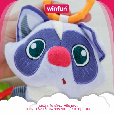 Đồ chơi treo nôi cảm ứng phát nhạc - bạn cáo dễ thương Winfun WF720021-01