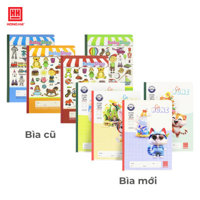 Lốc vở 4 Ô ly 48 trang School Go Home Hồng Hà - 0518