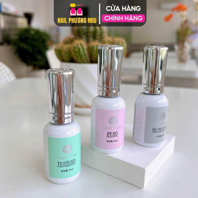 Base Top Cứng Móng Hoa Hồng Youth Rose 20ml Làm Nail Cho Nữ, Sơn Gel Bền Mượt, Độ Bám Cao, Dễ Kéo Mượt Nữ Women