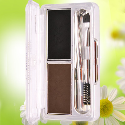 Bột kẻ mày 2 ngăn Mira No.3 tặng kèm móc khoá 