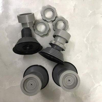 Bộ 04 chân đế cao su đa năng - HT SYS - Đế chống rung máy giặt - Đế chống ồn máy giặt, máy sấy,tủ lạnh, bàn ghế 