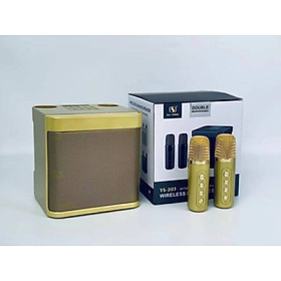 Loa Karaoke Bluetooth SU-YOSO YS-203 Kèm 2 Micro Không Dây ( Hàng Chính Hãng )
