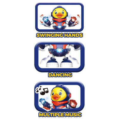 Đồ Chơi Robot Tự Động Phi Hành Gia - Vịt Hóm Hỉnh - Vecto VT9034C