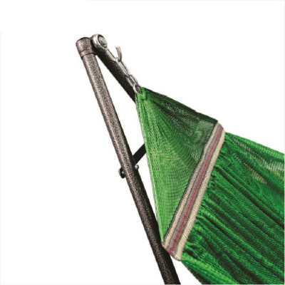 Võng xếp đưa tự động cho trẻ em và người lớn VINANOI (A100-KVT) khung thép kèm lưới đại màu xanh lá