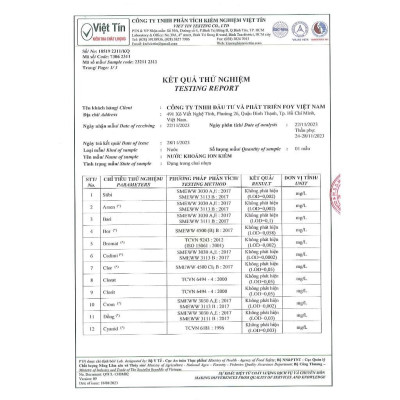 Lốc 2 Chai Nước kiềm FOY Artist Series 2024 loại 5L