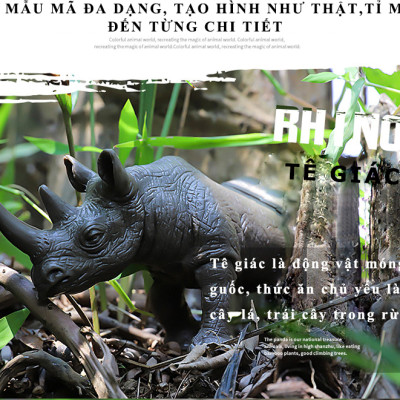 Đồ Chơi Mô Phỏng Các Con Thú Hoang Dã Dành Cho Trẻ Em